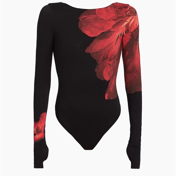 Alice + OliviaMasako Printed Scoopback Bodysuit Size L.
